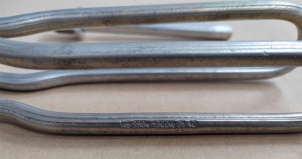 Dettaglio dell'elemento riscaldante